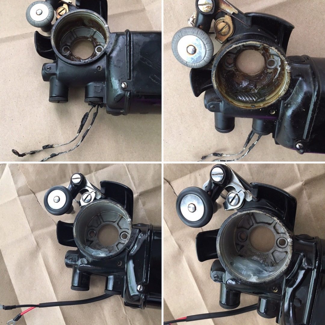 motor re-wire, singer, antique, old, wires