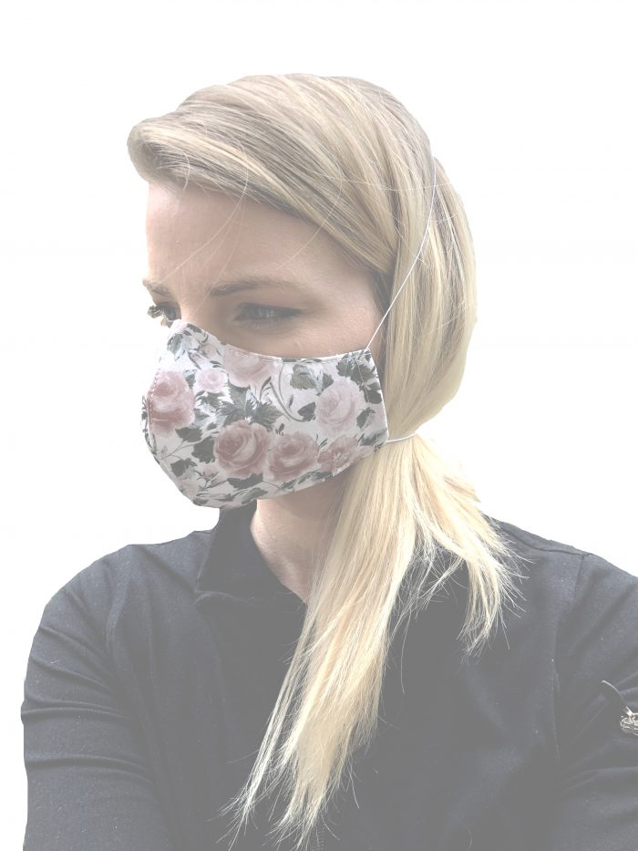 Cotton Face Mask - Front View
