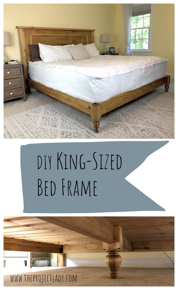 DIY King-Sized Bed Frame, Woodworking Build

www.theprojectlady.com
