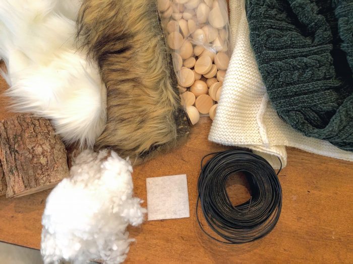 How to Make Wooden Christmas Gnome with Bendable-Knit Hat